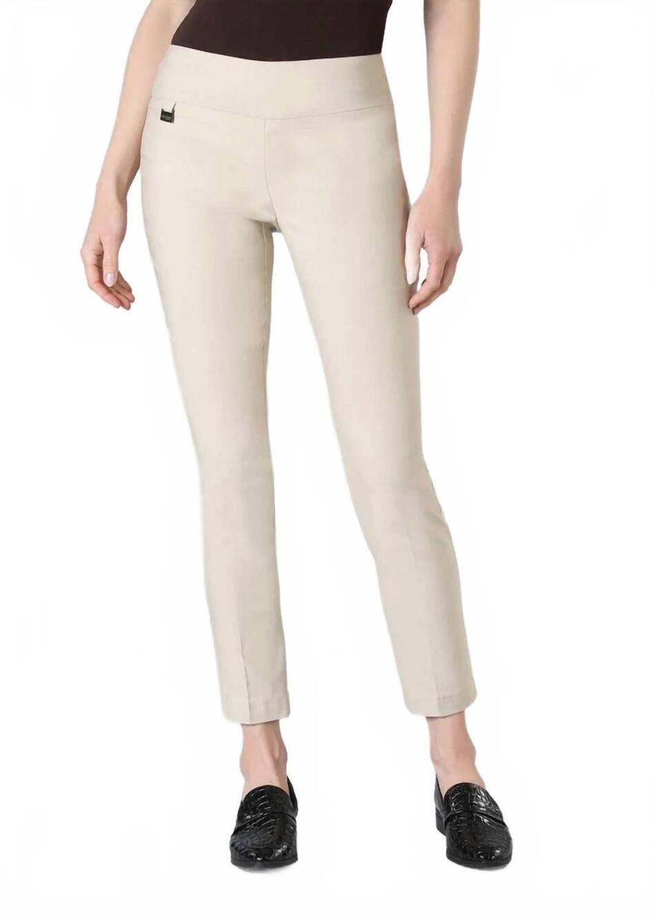 NEW LISETTE magical lycra ankle pant in beige